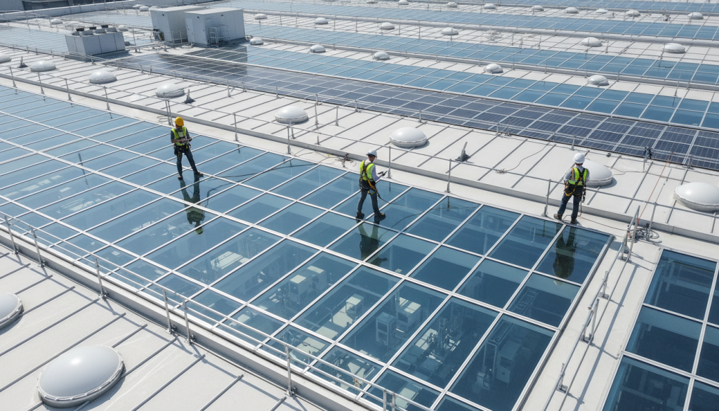 découvrez les exigences de sécurité essentielles à respecter pour l'installation d'éclairage zénithal, incluant les lanterneaux et skydomes, afin d'assurer un éclairage naturel optimal et sécurisé.