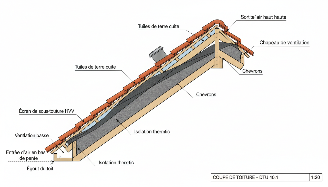 découvrez les pièges cachés des tuiles en terre cuite selon le dtu 40.1, et ce que votre couvreur doit absolument savoir pour garantir une toiture durable et sans défauts.