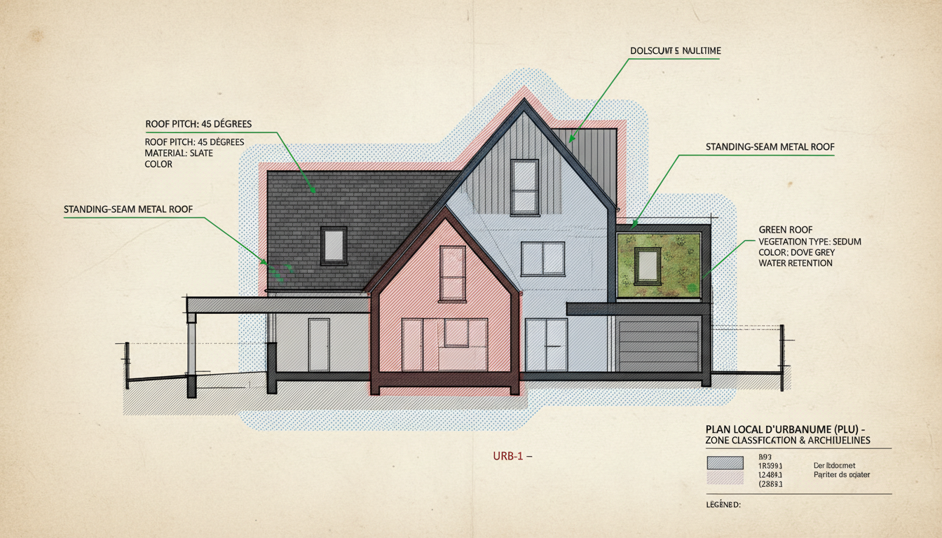 découvrez comment les exigences d'urbanisme locales (plu) peuvent impacter votre projet de toiture et les solutions pour garantir sa conformité.