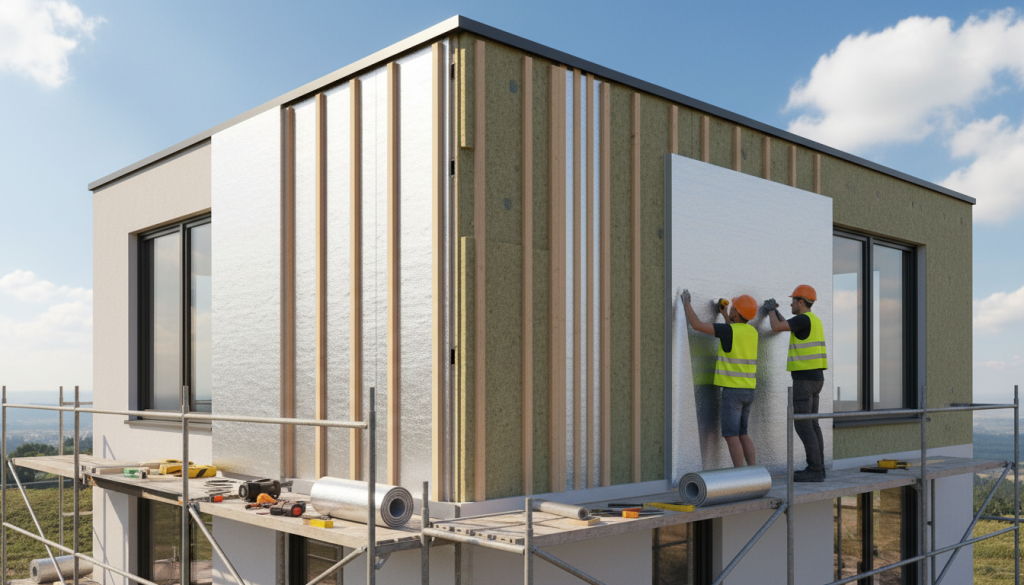 découvrez l'isolation par l'extérieur (sarking), une solution efficace pour améliorer la performance énergétique tout en maximisant l'espace intérieur de votre logement.