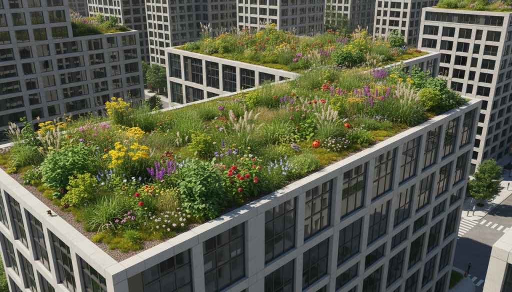 découvrez comment la toiture végétalisée favorise la biodiversité urbaine en apportant un habitat naturel, améliorant la qualité de l'air et réduisant l'impact environnemental en milieu citadin.